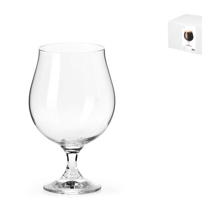 Oslo beer glass in transparent glass cl 50