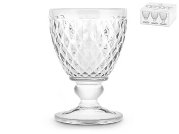 Gobelet Minerve en verre transparent cl 26 4