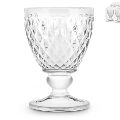 Minerva goblet in transparent glass cl 26