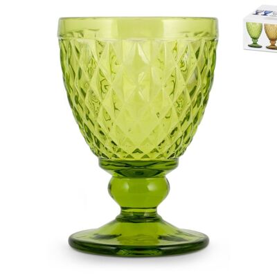 Venus goblet in glass assorted colors cl 26