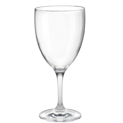 Prima clear glass goblet cl 44.