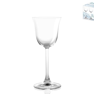 Kandy wine goblet in clear glass cl 15.