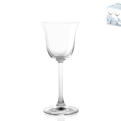 Copa de vino Kandy en vidrio transparente cl 15.