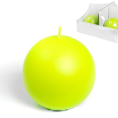 Candela sfera Basic mm 90 lime