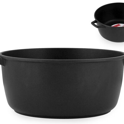 Casserole 2 handles Executive Chef in die-cast aluminum with non-stick coating cm 28. 2-year guarantee