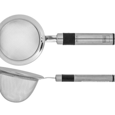 Stainless steel strainer Top in stainless steel with oval handle cm 8