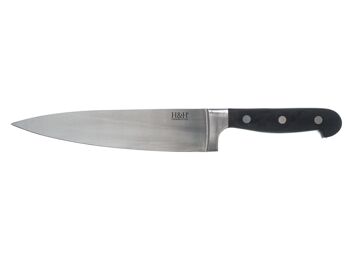Couteau de cuisine professionnel, lame inox, manche riveté en ABS 20 cm. 3