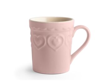 Pack de 2 mugs en Stonewere Fairy Love couleur rose 320 cc 6