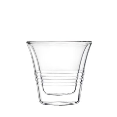 Pack of 4 Glasses in Borosilicate Double 2Touch 7cl