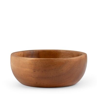 Acacia cup in wood round shape cm 15x6.