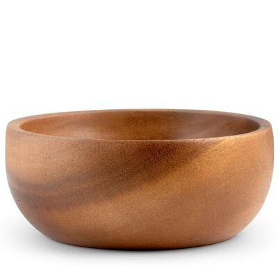Acacia cup in wood round shape cm 19x8.