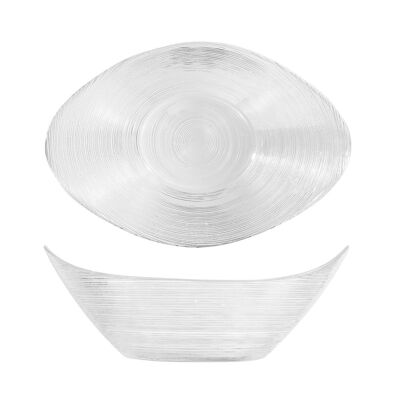 Vaso de cristal circular 25 cm