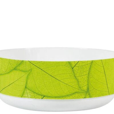 Leaves decoration cup in polypropylene cm 17