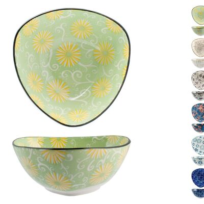 Full Decoration porcelain bowl with assorted decorations cm 15x6 h