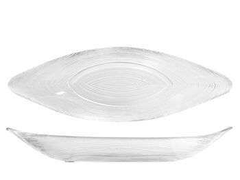 Gobelet en verre ovale cercle 32x11 cm 2