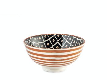 Tasse ronde en porcelaine colorée décor assorti 12 cm 18