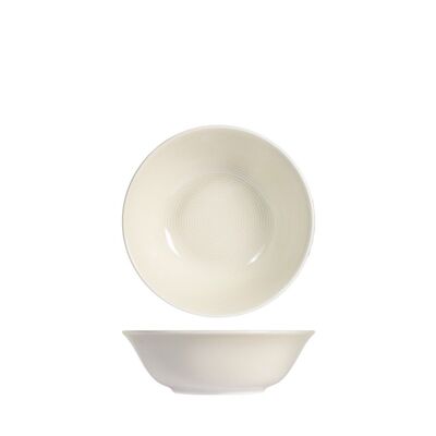 Charme bowl in ivory porcelain cm 14.