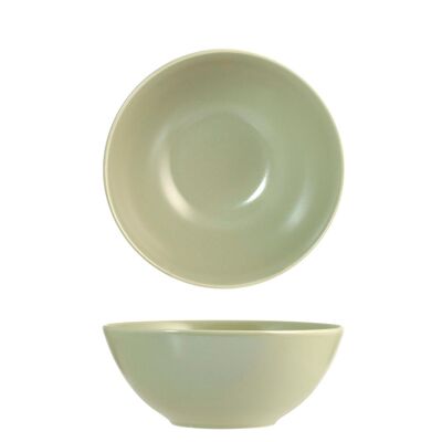 Denver green stoneware bowl 16 cm