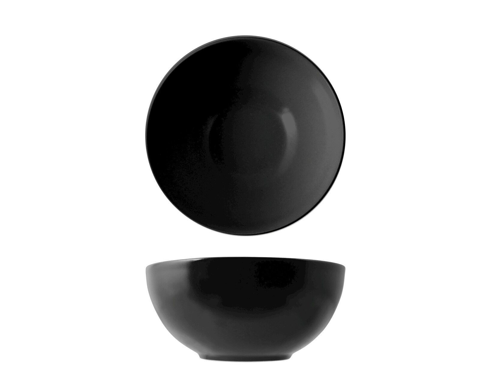 Schüssel Denver aus schwarzem Steinzeug cm 16