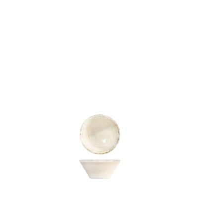 Eris bowl in beige porcelain cm 8.