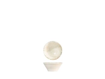 Petit bol Eris en porcelaine beige décorée cm 10. 2