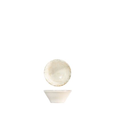 Petit bol Eris en porcelaine beige décorée cm 10.