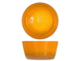 Petit bol Giada en verre orange clair cl 34 3