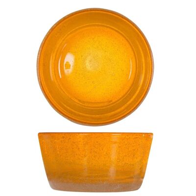 Small bowl Giada in light orange glass cl 34