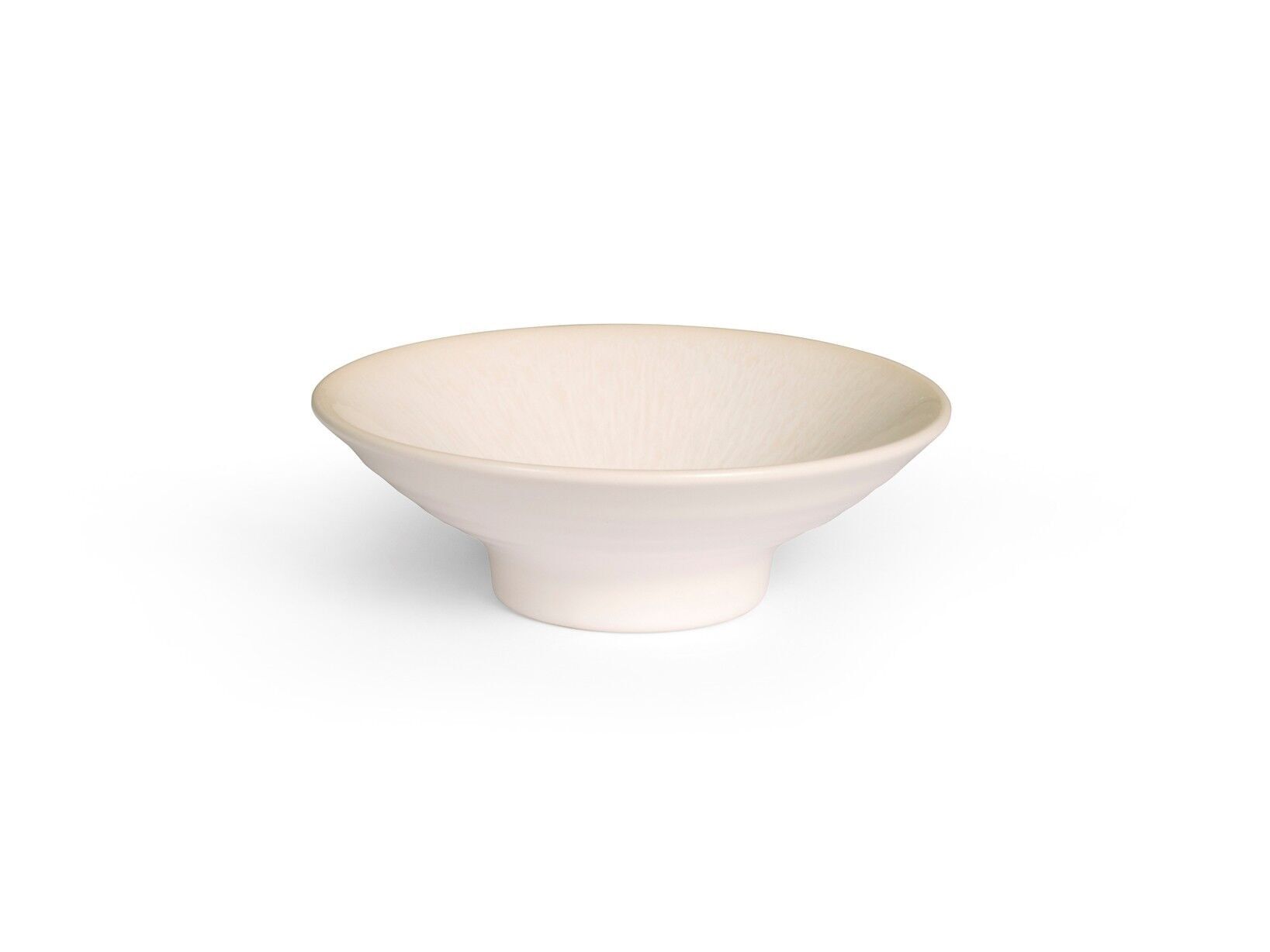 Kleine Schale Montblanc aus weißem Steinzeug cm 13