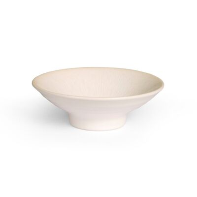 Montblanc small bowl in white stoneware cm 13