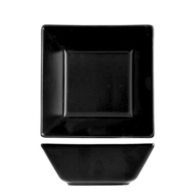 Small bowl Osaka in black stoneware cm 13x13