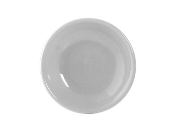 Bol rond pour l'ensemble Ardesia & Bamboo en porcelaine blanche cm 10x2,5 h 6