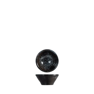 Uranusschale aus schwarzem Porzellan cm 8.