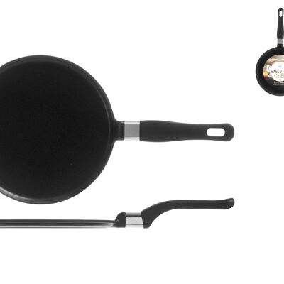 Crepe maker 1 handle Executive Chef in die-cast aluminum with 32 cm non-stick coating. 2 year guarantee