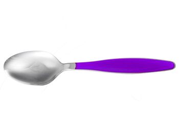 Cuillère de table Lady inox manche plastique lilas 20 cm 3