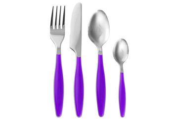 Cuillère de table Lady inox manche plastique lilas 20 cm 4