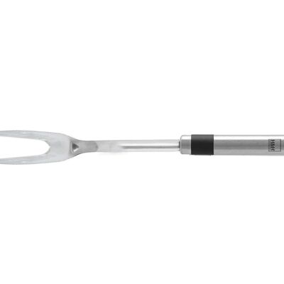 Stainless steel fork Top in stainless steel with oval handle