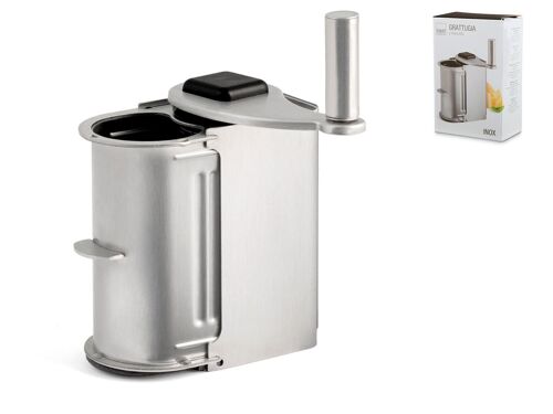Gratuggia in acciaio inox satinato