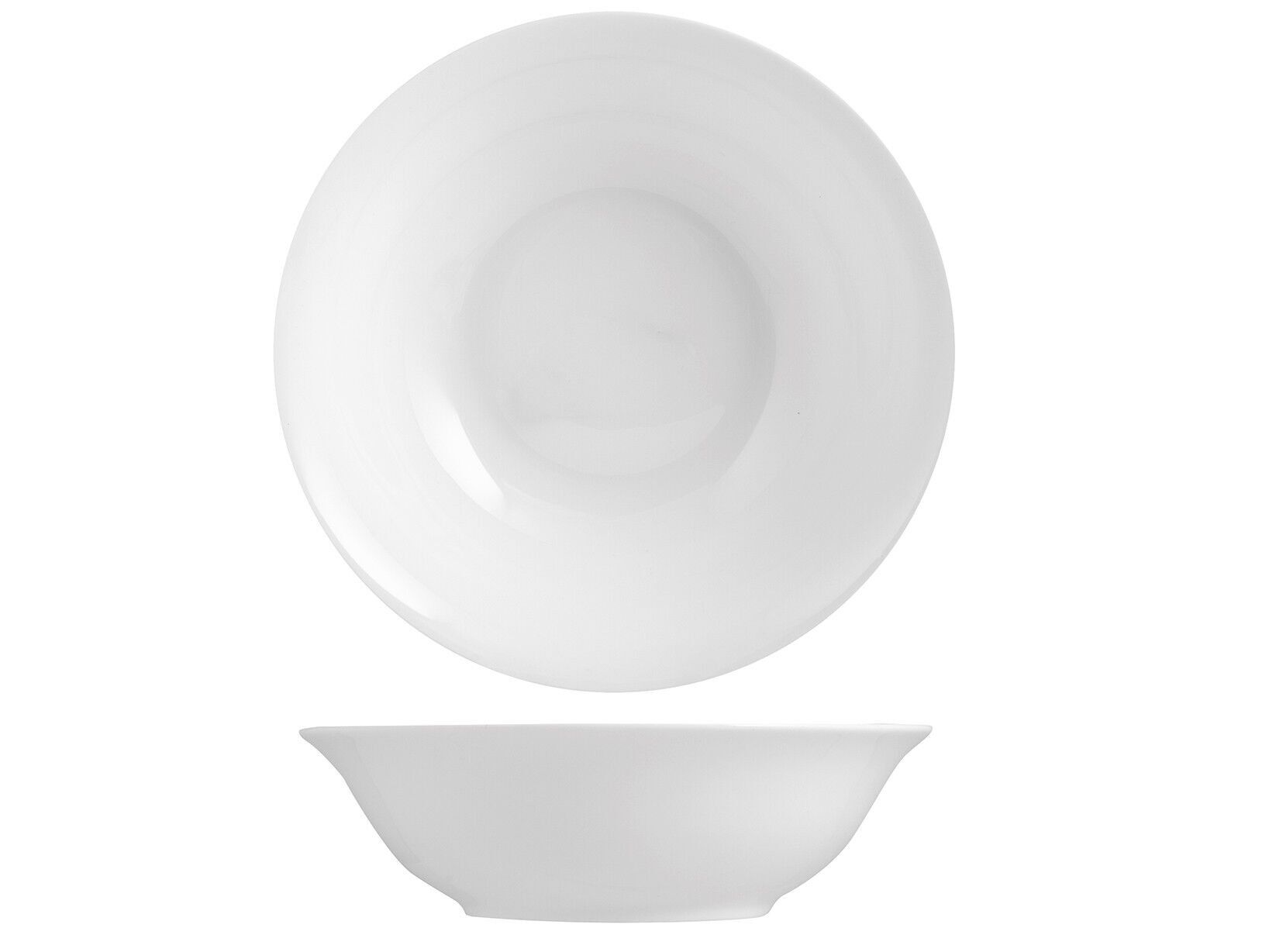 Ala salad bowl in ivory bone china 23 cm