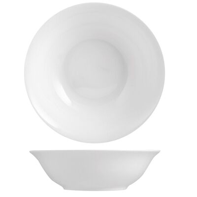 Ensaladera Ala de porcelana marfil 23 cm