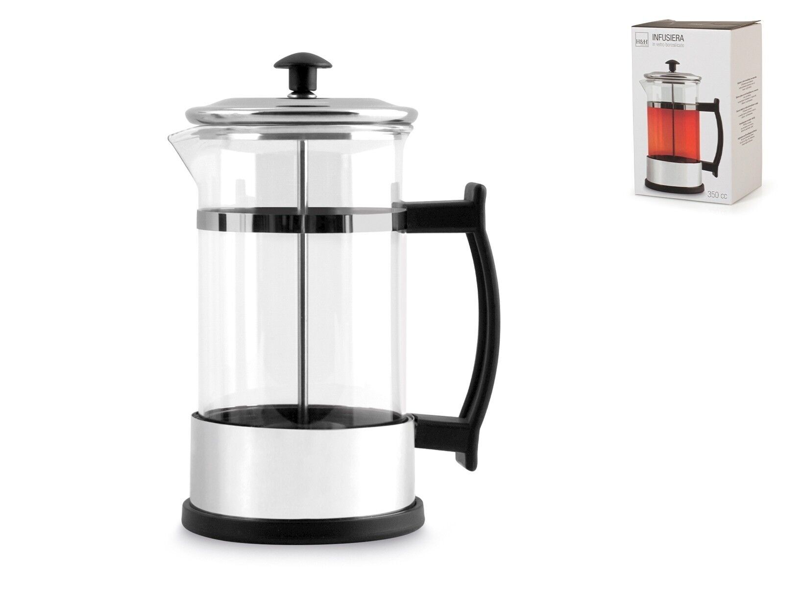 Tech Infusion Infuser aus Borosilikat und Edelstahl cc 350