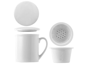 Infusira Porcelaine Blanche 280 cc 8