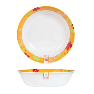 Saladier 100% Mélamine Orange 25 cm