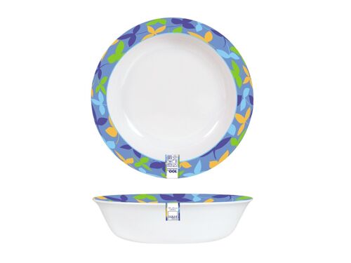 Buy wholesale Salad bowl 100% Melamine Blue Decoration cm 25