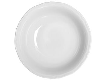 Saladier Alba en porcelaine blanche 26 cm 6