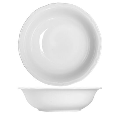Alba salad bowl in white porcelain 26 cm