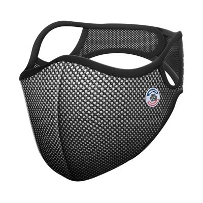 Maschera da ciclismo antinquinamento Black & White Frogmask