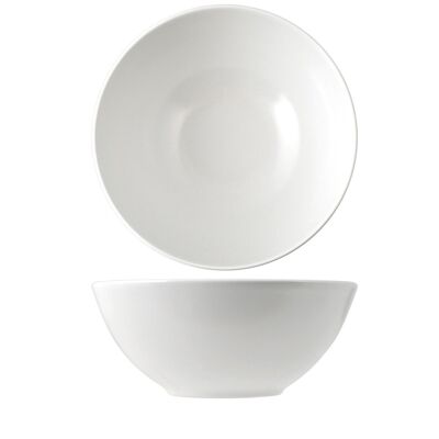 Ensaladera Denver de gres blanco 22 cm