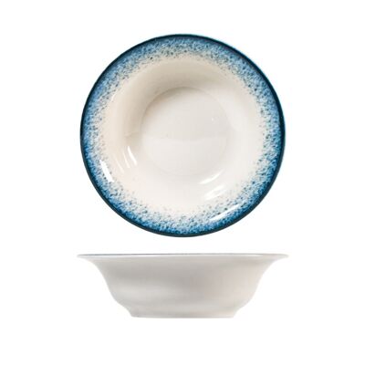 Jupiter salad bowl in decorated porcelain cm 16.