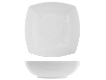 Saladier Kana en porcelaine blanche 23 cm 4